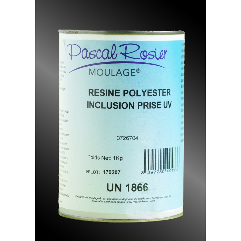 Résine polyester inclusion UV
