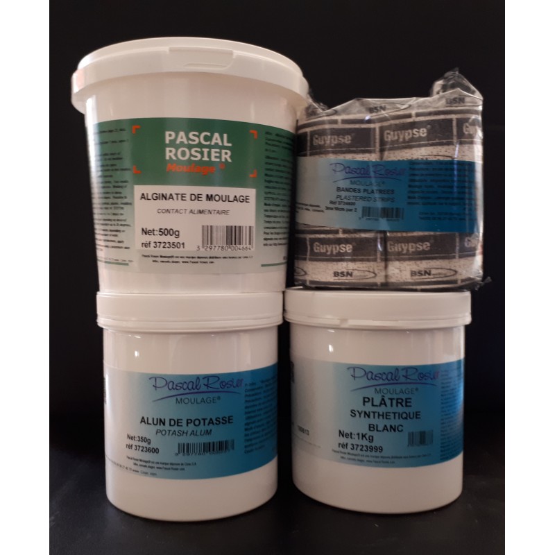 Pack moulage alginate épreuve en plâtre